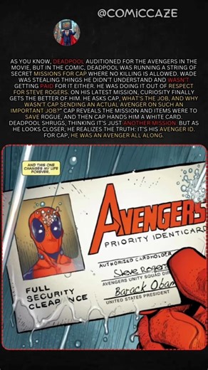 You Won’t Believe How Deadpool Actually Joined the Avengers #deadpool #comics #mcu