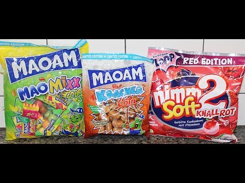 MAOAM MAO Mixx Sour, MAOAM Kracher Cola & Nimm2 Soft Red Edition Review