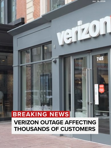 NEW: At least 175,000 Verizon customers across the nation experienced a service outage, according to service disruption tracker Downdetector. Many Verizon customers said on social media that their phones showed