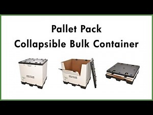 Pallet Pack Collapsible Bulk Container