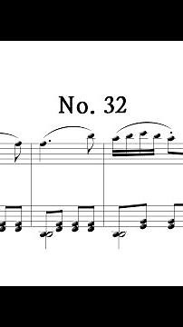 체르니 100번 No. 32 (Czerny 100. No. 31)