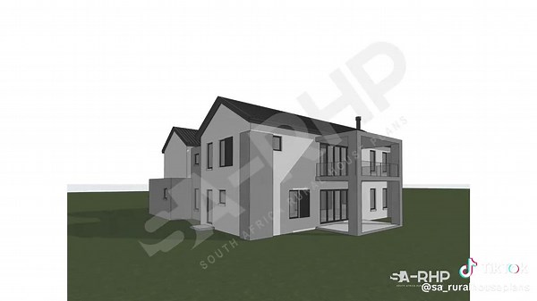 Luxurious 6-Bedroom Double-Storey House Plan for R8,000