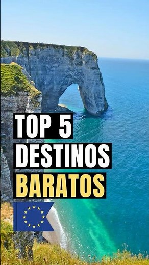5 destinos baratos para viajar por Europa en 2025 #vacacionesbaratas #vacaciones2025