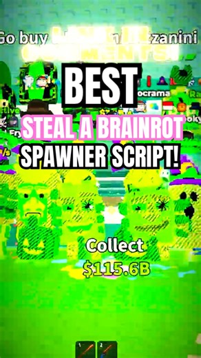 STEAL A BRAINROT SPAWNER SCRIPT! | SPAWN ANY BRAINROT - USE BEFORE PATCH! #shorts #youtubeshorts
