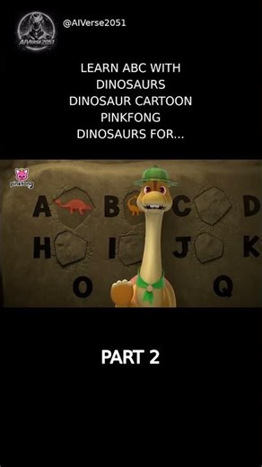 Part-2 : Learn ABC with Dinosaurs | Dinosaur Cartoon | Pinkfong Dinosaurs for Kids