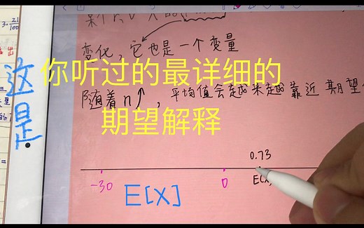 数学期望详细解释