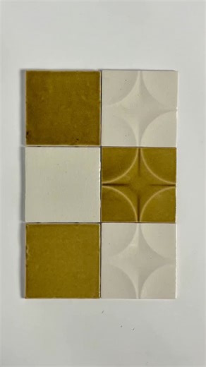 Daltile on Instagram: "When it comes to design, there’s no such thing as too many options. Give your own pattern ideas a try by visiting our pattern design tool at the 🔗 in our bio. #tiledesign #colorfulhome #walltile #handmadetile"