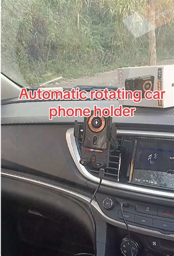 Automatic Rotating Car Phone Holder with Infrared Sensor