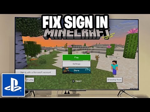 How To Fix Minecraft Microsoft Account Not Signing In PS5! - Tutorial