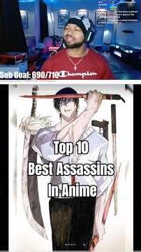TOP 10 BEST ASSASSINS IN ANIME‼️ #anime #animeedit #shorts