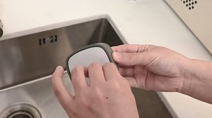 Dish Wand Holder Compatible with Scotch-Brite Dishwand, Dish Brush Holder | Auto-Drain Organizer, Sponge Wand Organizer