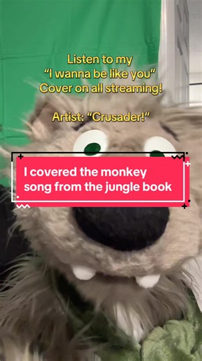 SEE MY BIO #junglebook #kinglouie #furry #puppet #disneycover | puppet