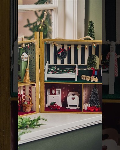 Make a miniature Christmas home - DIY by Søstrene Grene