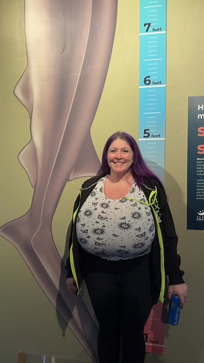 Me conpared to a shark 😂. Though in my fuzzy boots i was over 5 feet! 😂