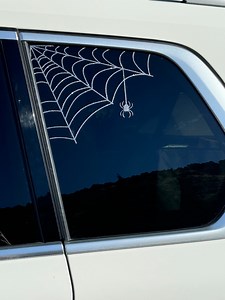 Spiderweb With Spider Car Window Vinyl Sticker Decal Weatherproof Goth Spooky Halloween - Etsy