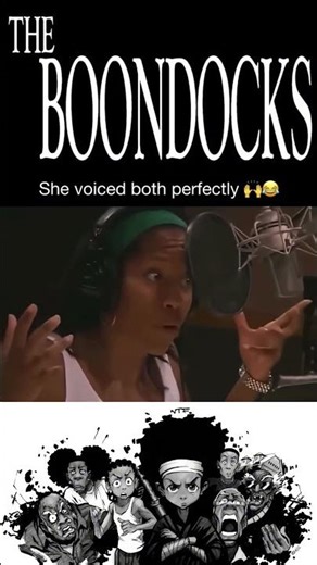 📺 Regina King: The Voice Behind Huey & Riley | The Boondocks | EPIC Voice Acting | #Shorts 😂