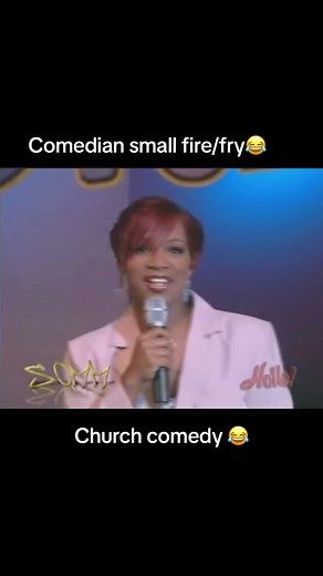 Love this❤️ @Comedian Small Fire #churchcomedy #firstladyofgospel #praisebreak ##beansgreanspotatoestomatoes #queenofgospel #tylerperry #jesus #smallfire #smallfry