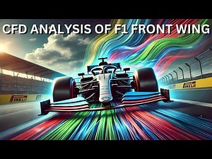 CFD Analysis of F1 front wing | Flow Simulation | Solidworks