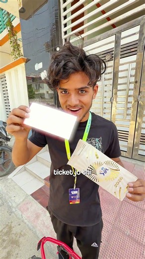 What inside ₹50,000 Ticket😱