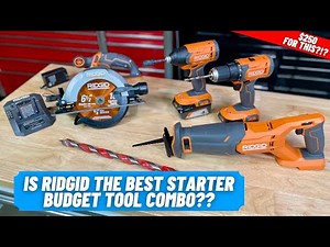 RIDGID Budget 4 Tool Combo Kit || Cheap Power Tool Review Series