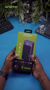The Powerbox 400 Vision 😍 Do you want to be the next person unboxing this beauty? Click the link in bio to get yours 💚 #powerbank #oraimoexploring | oraimo