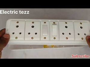 4 socket 2 switch board connection kaise karen?