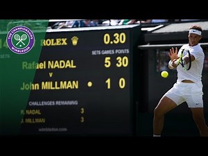 Rafael Nadal v John Millman highlights - Wimbledon 2017 first round