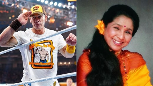 John Cena pays tribute to the late Asha Bhosle