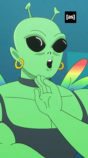 Sunny y las chicas buscaban entrar a una disco alienígena, pero no las dejaron entrar y la situación se puso muy tensa 😱 #OhDiosMíoSí | Adult Swim LA.
