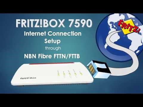 Fritz!Box 7590 Internet Connection Set Up FTTN /FTTB PPPoE