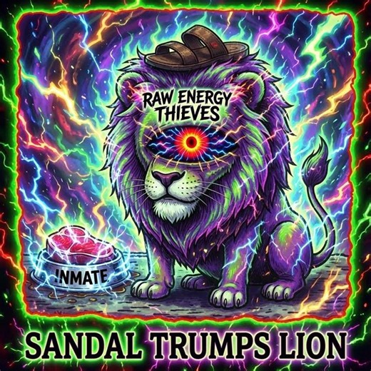Sandal Trumps Lion (Raw Energy Thieves)