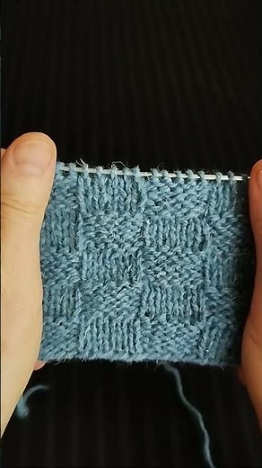 Super easy reversible knitting stitch pattern for scarf for Beginners 126