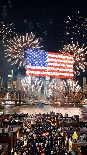 4th of July USA World's Biggest and Tallest Drone and Fireworks Show