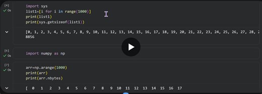 Python List vs NumPy Array Performance Comparison | Hariram K V posted on the topic | LinkedIn