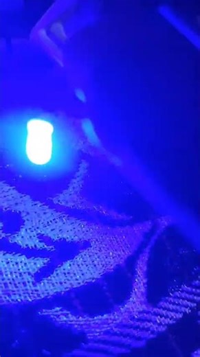 led spinning light using dc motor