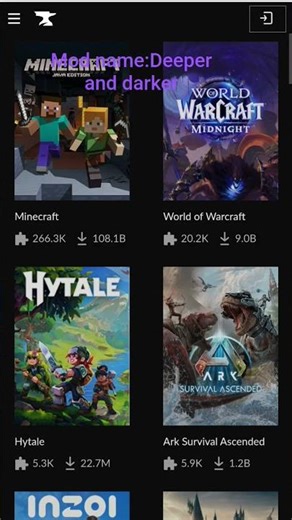 How to get deeper and darker mod in Minecraft(java)
