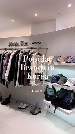 Shopping at Shinsegae Mall in Busan, Korea
