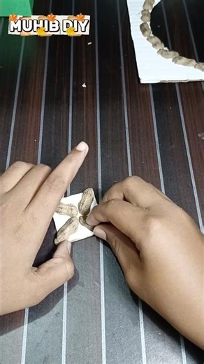 ✨ DIY Almond Shell Wall Hanging | Easy & Beautiful Home Decor Idea ✨ #rahulruidas