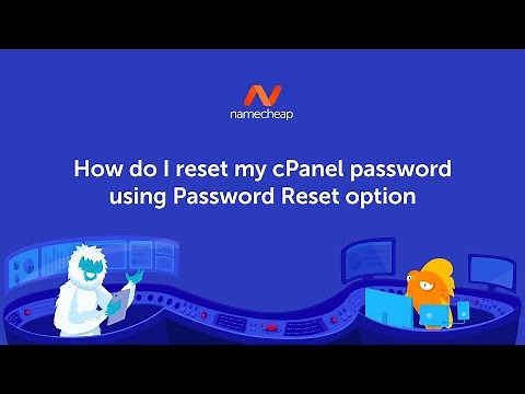 How to reset your cPanel password using the Password Reset option