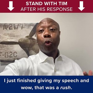 6.2K reactions · 492 shares | Just moments after delivering the Republican response to Joe Biden’s address to Congress, Democrats have mobilized against me. Will you stand with me right now and help me fight back against this huge wave of outside spending? | Tim Scott | Facebook