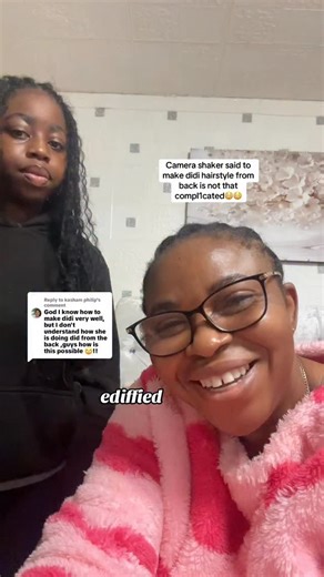 Edith Okpomor | Camera shaker said to make didi hairstyle from back is not that compl1cated😳😳🙆🏾‍♀️🙆🏾‍♀️😍 #Momanddaughter #Didihairstyle #proudparents... | Instagram