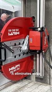 Got some heavy-duty cutting jobs? Tackle them with Hilti's versatile wall saw. ⚙️ | Hilti