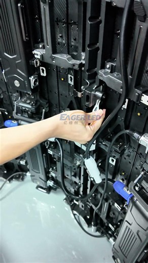 Indoor LED screen with flexible installation options #ledtors #ledwall #eagerled #leddisplay #foryou