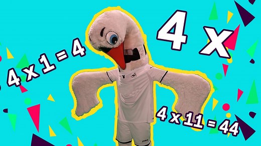 First: 4 Times Table