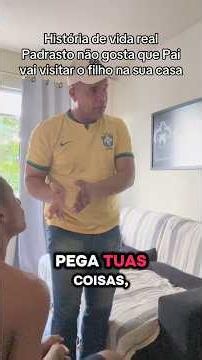Padrasto não gosta de receber a visita do pai do enteado #videodeconscientizacao ￼