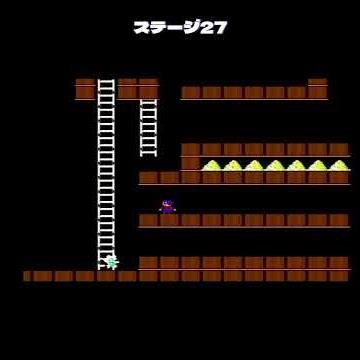 #ファミコン Championship Lode Runner ロードランナー ステージ27 #shorts