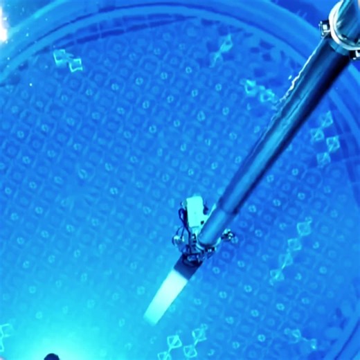 The delicate moment of replacing nuclear fuel #technology #engineering #positiveenergy #Science #explore