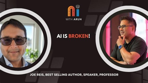 Stop Building AI on Garbage Data! —Joe Reis, The GURU of DATA ENGINEERING Reveals the Brutal Truth | Arun Trivedi