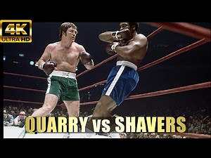 Jerry Quarry vs Earnie Shavers | KNOCKOUT Boxing Fight | 4K Ultra HD