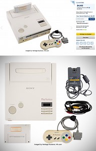 Nintendo PlayStation Prototype Hits $6,000  on First Day of Auction